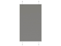 Vidaxl Antracite Plissada Cega 80x150 Cm Largura Tecido 79,4 Cm