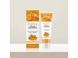 Cuidados Diários com Gel Facial Hoygi Turmeric e LAXISCREED para Pele Revitalizada