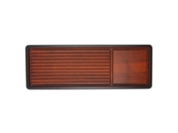 Lurelia Bandeja De Chá Em Bambu Com Drenagem Embutida Para Cerimónia Kung Fu Tea 395x140x23mm