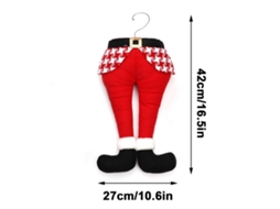 Decoração Natalina Elfo Pé 3d Cartoon Grande Forma