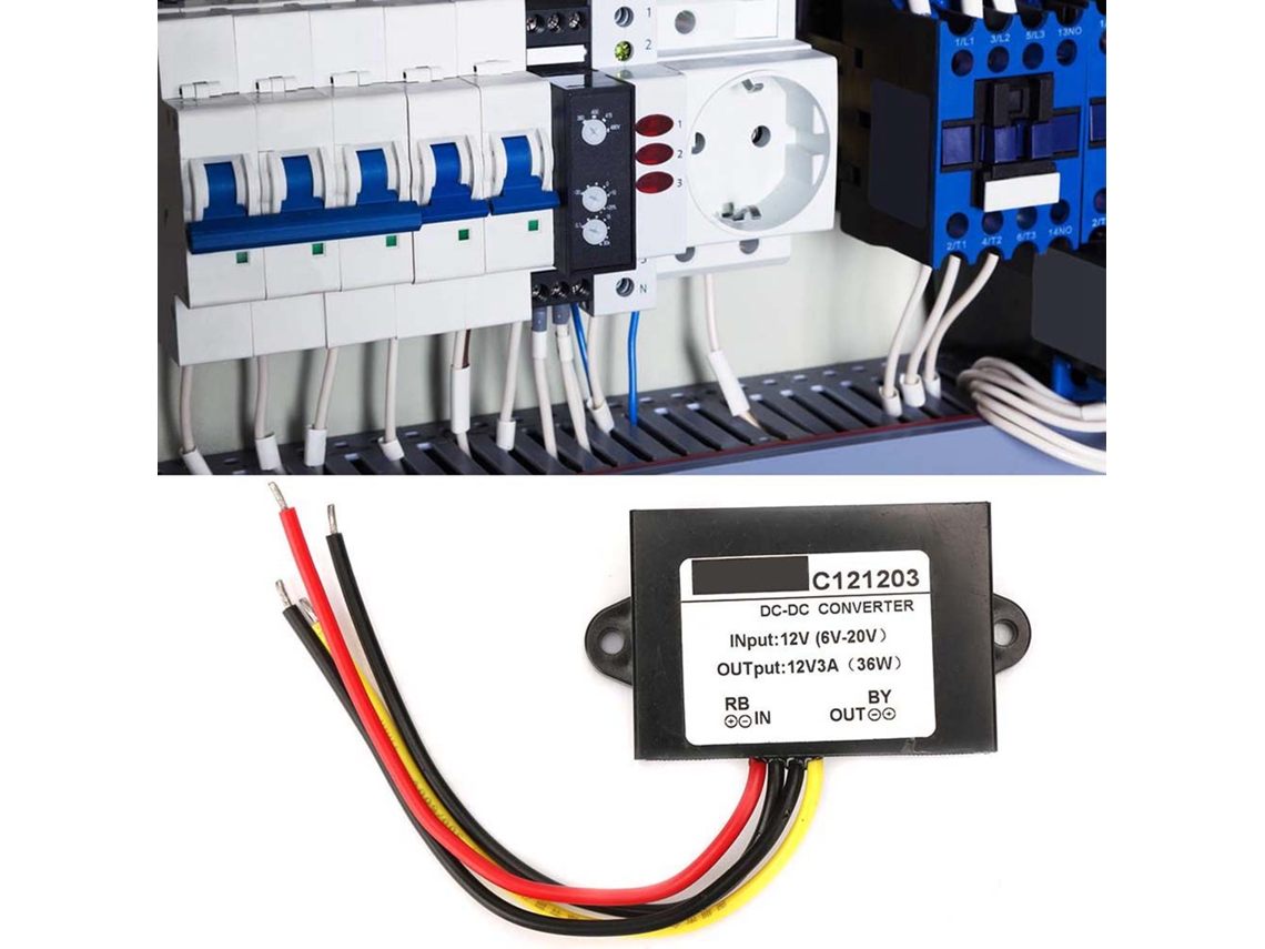 Laxiscreed Conversor Buck-boost De 6-20v Para 12v 3a Com Funções De Boost E Buck