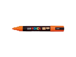 Marcador Uniball POSCA Pc-5m, Ponta Redonda Média 1,8 A 2,5 Mm, Laranja