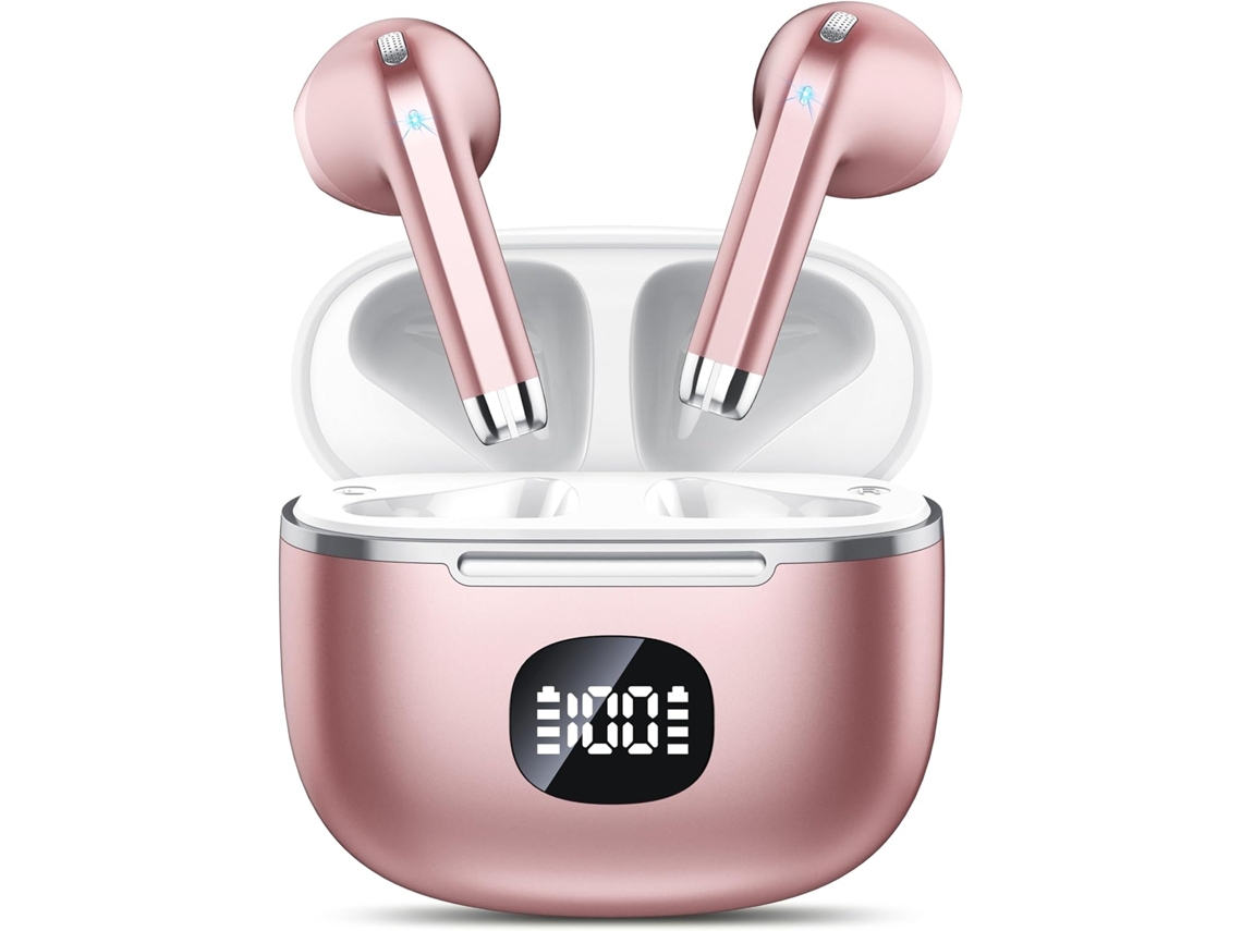 Fones De Ouvido Sem Fio Bluetooth Com 60 Horas Duração, Graves Profundos E Som Potente, 4 Microfones Para Chamadas