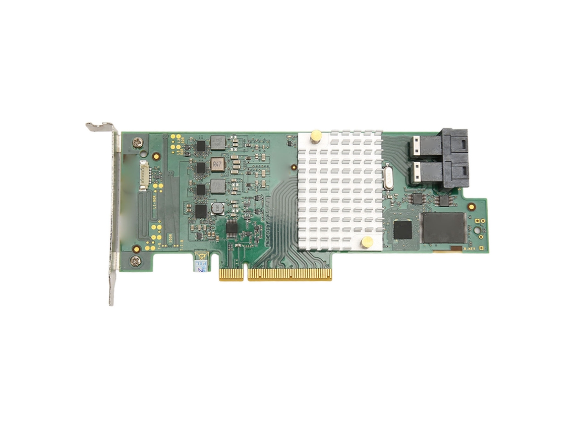 Placa De Controlador Raid Hba Sas 12gb D3307 A12 Placa De Expansão Pcie 3.0 12gbps