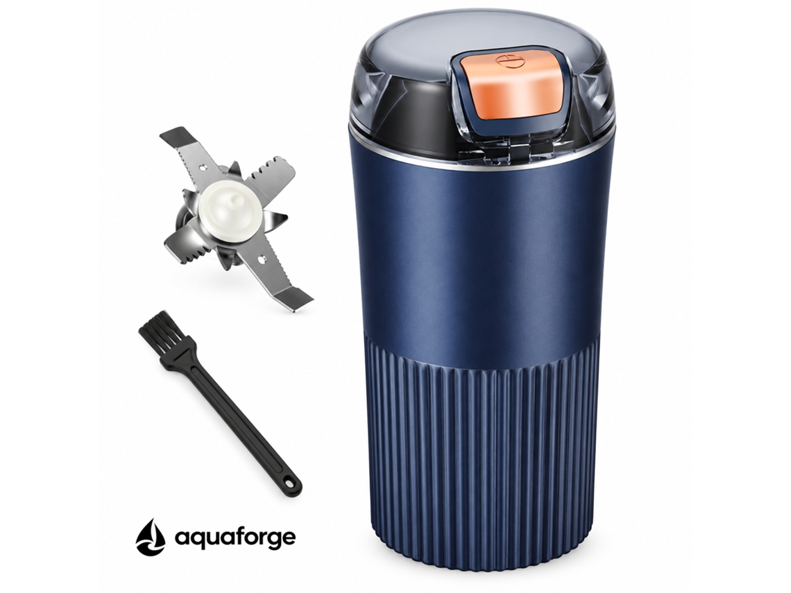 Moinho Elétrico De Café Aquaforge Com 1 L E 300 W Para Café, Azul