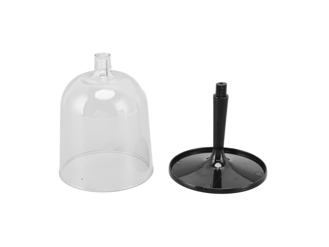 Copo de vinho colapsável portátil de plástico transparente