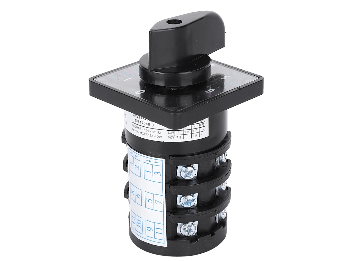 Interruptor De Mudança Câmera 500v 20a 7 Posições