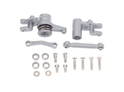 Bloque De Dirección De Caucho De Aleación Para Coches Rc 1/10, Compatible Con Camiones Bl 2s Slash 4x4, Color Titanio