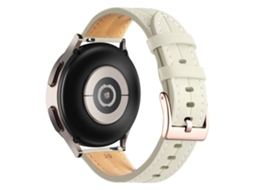 Bracelete de Couro Genuíno Liberação Rápida 20Mm para Coros Pace 2/Apex 42Mm Bege