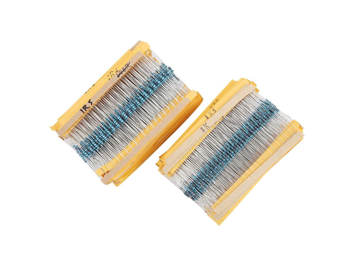 Conjunto De 2600 Resistencias De Película Metálica 1ω-3mω Componentes Electrónicos