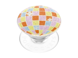 Plugues Adesivo Universal Padrão Disco Popsockets Plástico Retro Multicor