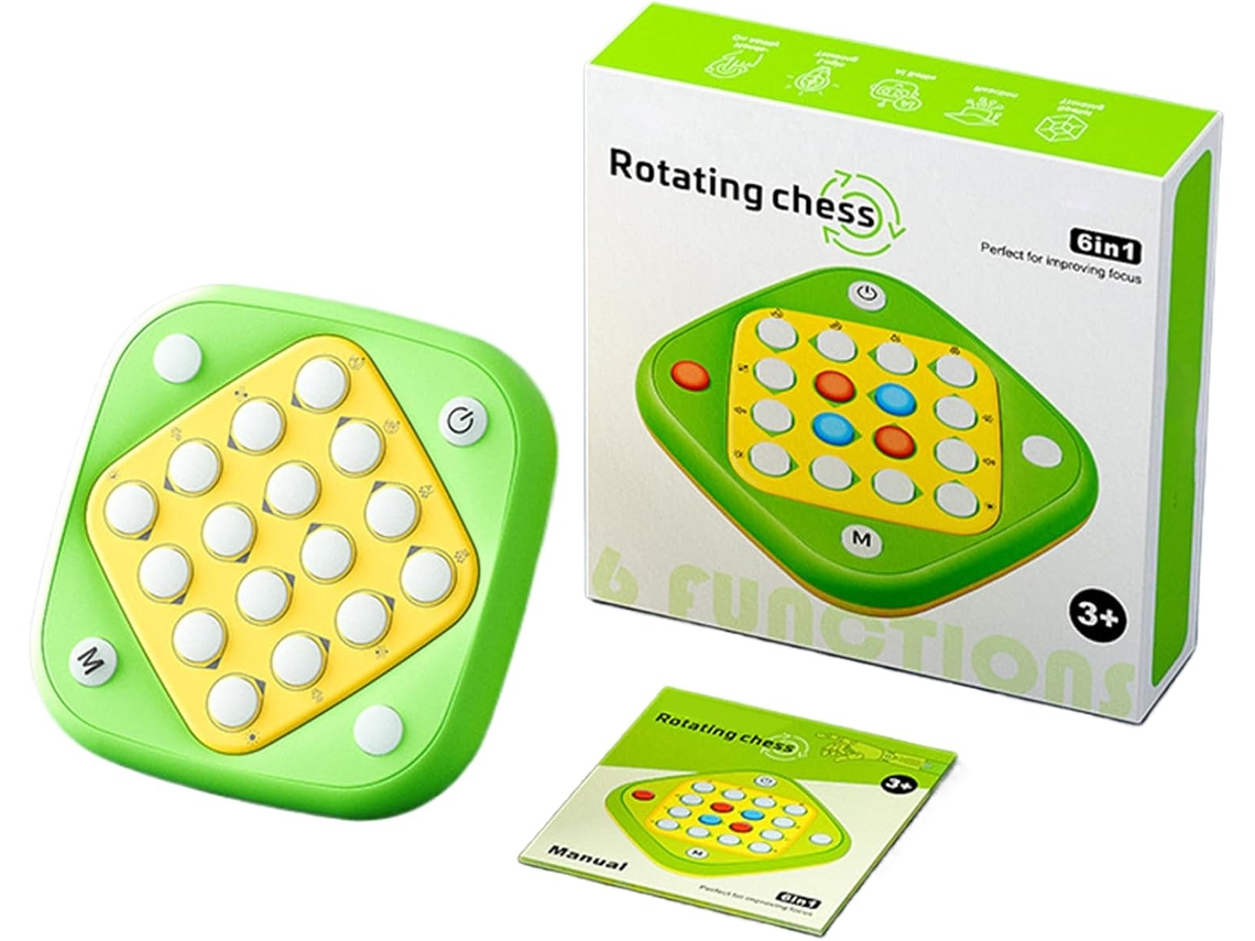 Coffret De Jeu Déchecs,échiquier Puzzle Stratégie Rotatif Multifuncional Para Et Adultos 2 Joueur Gokoco
