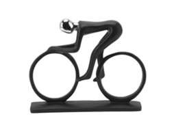 Ornamento de Ciclismo em Resina com Design Aerodinâmico Decorativo para Mesa e Ambientes Interiores