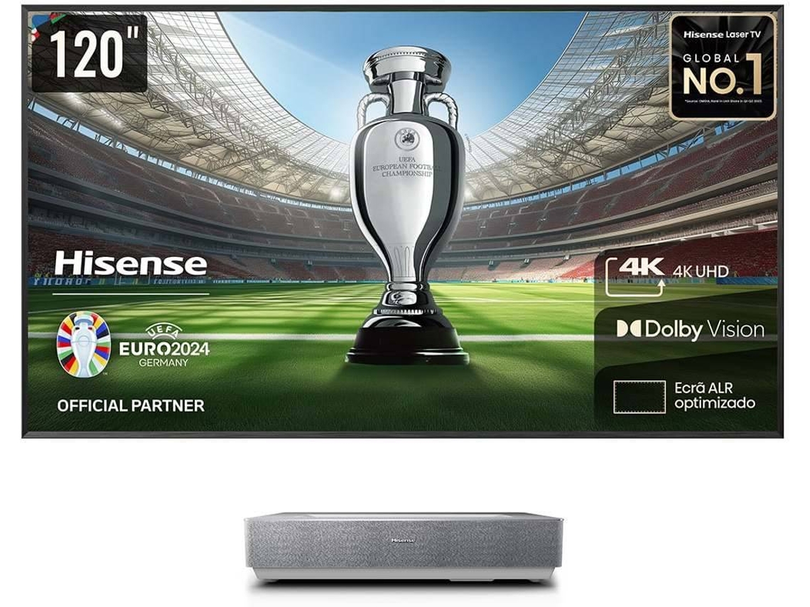 Laser TV HISENSE 120L5HA (Laser - 120'' - 305 cm - 4K Ultra HD - Smart TV)