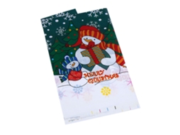 Laxiscreed Protetor De Mesa Em Pvc Com Tema De Boneco De Neve Para Natal