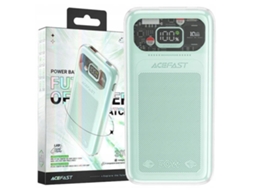 Acefast Powerbank 10000mah Série Sparkling Para Smartphones Com Carregamento De 30w