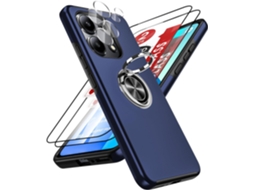 Capa Invisível Vidros Temperados Para Xiaomi Redmi Note 13 4g Hongwe. Anti-choque Azul