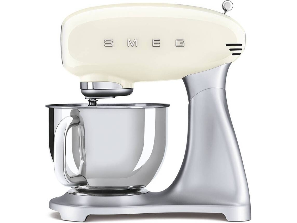 Robô de Cozinha Taça SMEG Anni 50 SMF02CREU (Outlet Caixa Aberta - 4.8 L - 800 W - 5 Acessórios)
