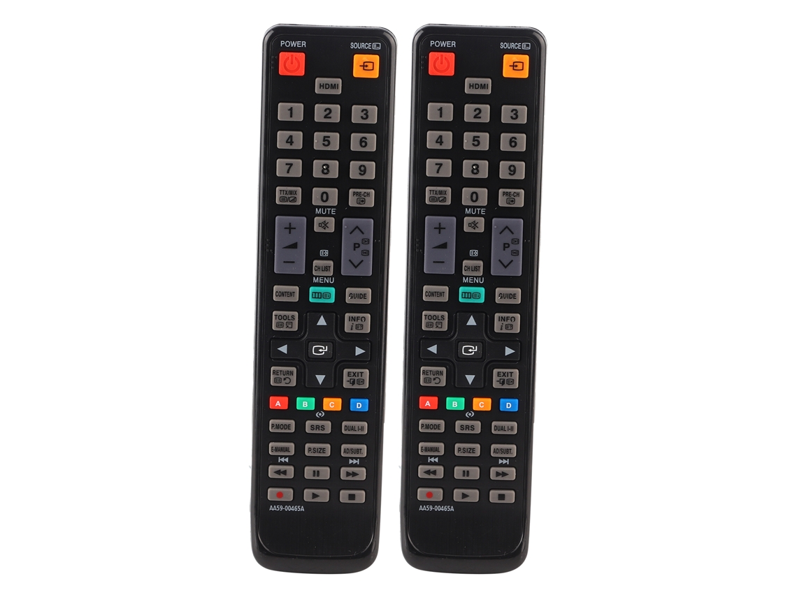 Controle Remoto Universal Para Tv Samsung Aa59-00465a Substituto 2pcs