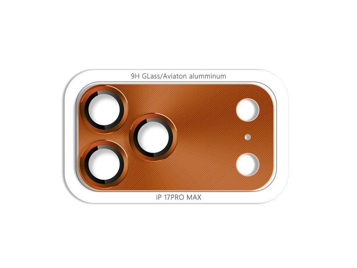 A Película Metálica Para Lentes É Adequada Paracapa Protetora Laranja Com Estampa De Cd Para Iphone 11 Pro Max