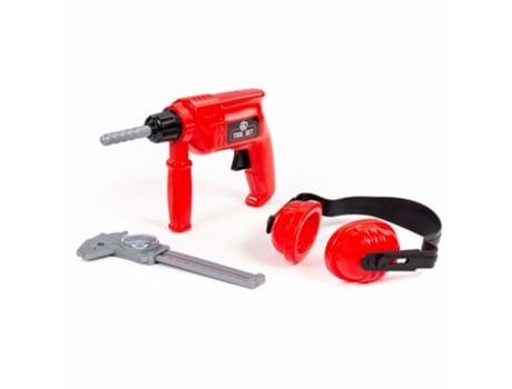 Kit De Ferramentas Red Drill Earmuffs Caliper 91116 Wader Polesie