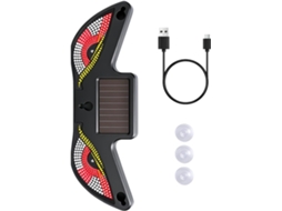 Olhos De Led Para Carros, Decoração Dinâmica, Alimentados Por Energia Solar E Usb
