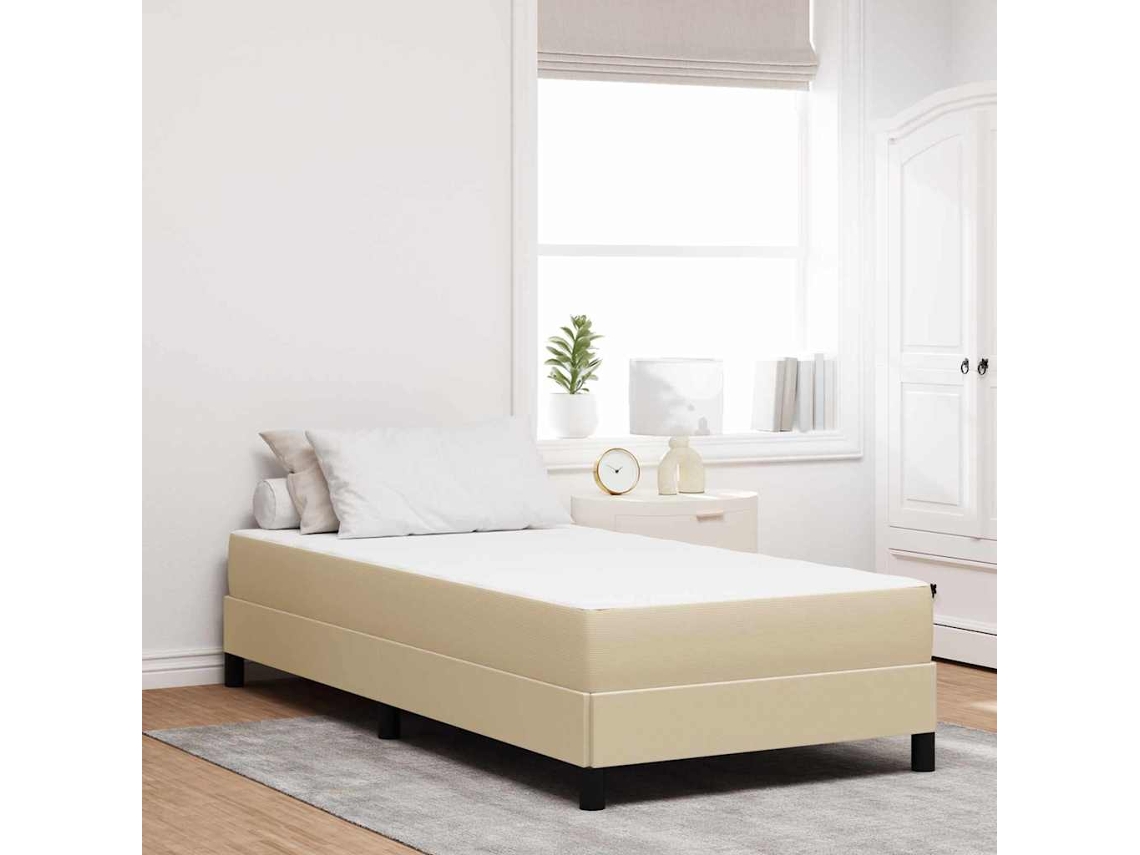 Vidaxl Colchão de Cama com Colchão Sálvia 90 X 190 Cm Tecido