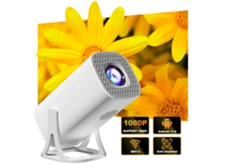 Miniprojetor De 120'' Com Foco Automático E Keystone, Chip H713, Wifi De Banda Dupla, 720p Hd, 120ansi, Sem Fio E Hdmi (branco)