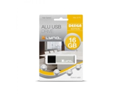 Xlyne Alu Unidade de Memória Usb 16 Gb Usb Type-A 2.0 Preto Prateado
