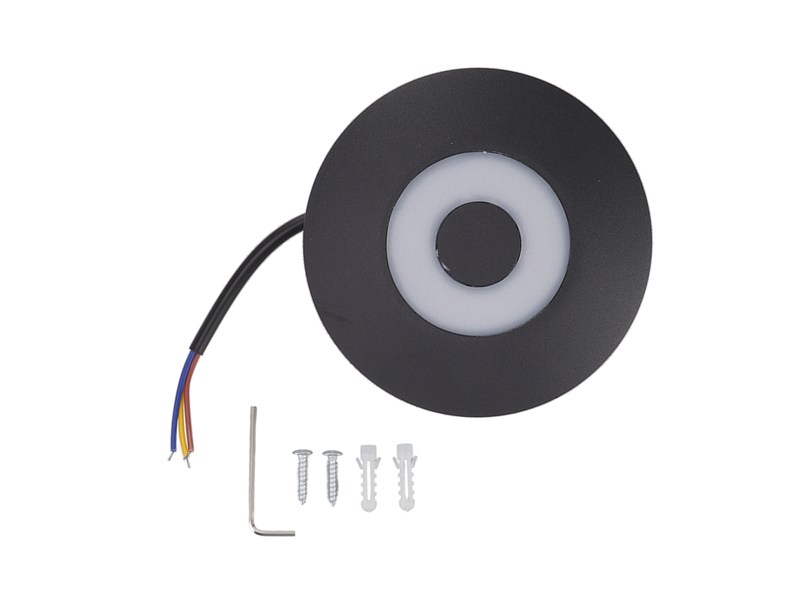 2026 lâmpada de Parede Led Moderna 10w Redonda de 6 Lados Iluminação Suave Impermeável 85 265v