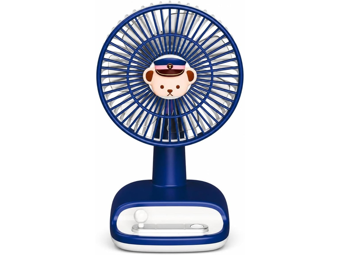 Ventilador De Mesa Para Quarto Com Carregamento Usb, Umidificação E