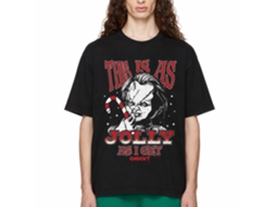 Rockinstone Chucky This Is As Jolly Black T-shirt Size:xxxl