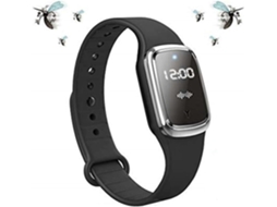 Pulseiras Repelente De Mosquito Ultra-sônico, Relógio Pulseira Eletrônica Anti-mosquito Com Usb (preto)