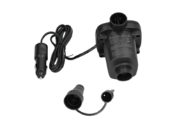 Bomba De Ar Dc12v 50w Com 2 Bicos Leve Para Barco De Borracha