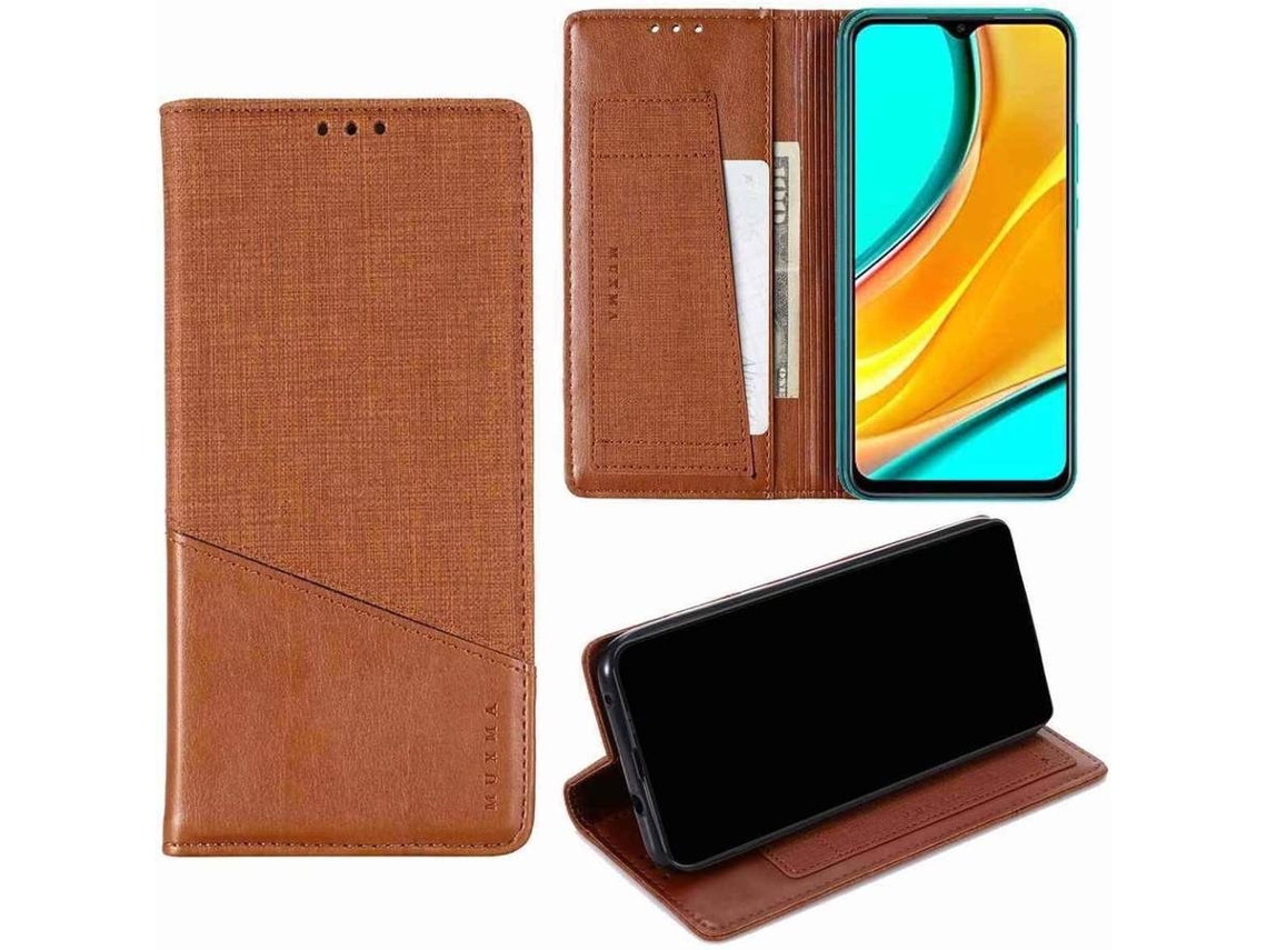 Capa Xiaomi Redmi 9 HONGWE. Castanho