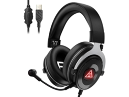Auscultadores Usb Gaming With Microphone For Ps4/Pc/Ps5/Laptop Gaming s Wired-7.1 Surround Sound-50Mm Drivers