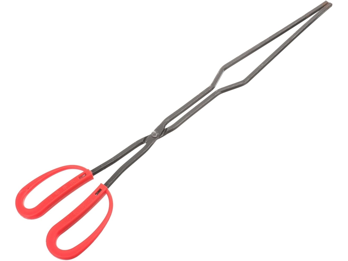 Pinça De Ferro Supvox Para Lenha, Ideal Para Churrasco E Lareira Externa Ferramenta Robusta Fogueira, Com Cabo Grosso