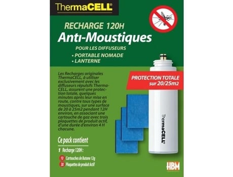 Refil Repelente De Mosquitos 120h Para Celular Portátil Thermacell