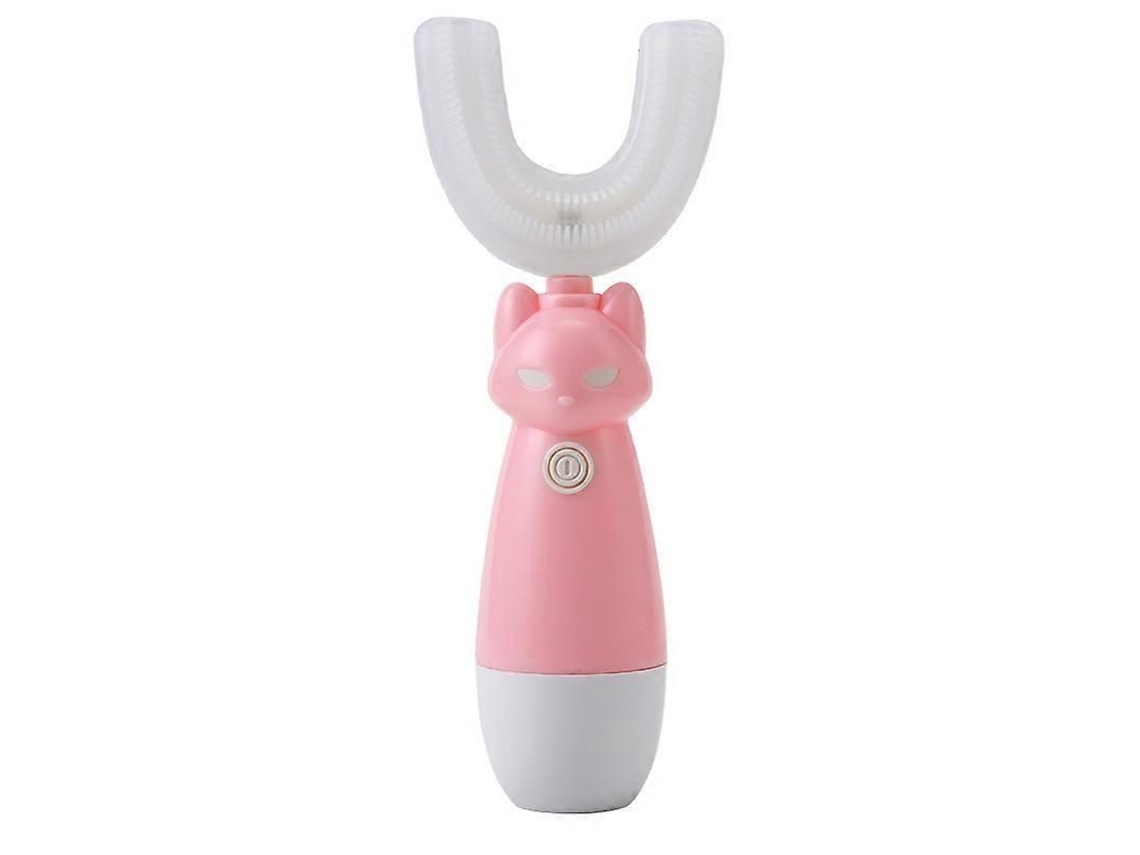 Escova De Dentes Elétrica Infantil Em Formato De U Com Rotação De 360 ​​graus Para Limpeza Inteligente Da Boca.
