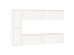 Tv Cabinet Set, Tv Cabinet Sets Vidaxl Branco Madeira De Pinho (n/a)