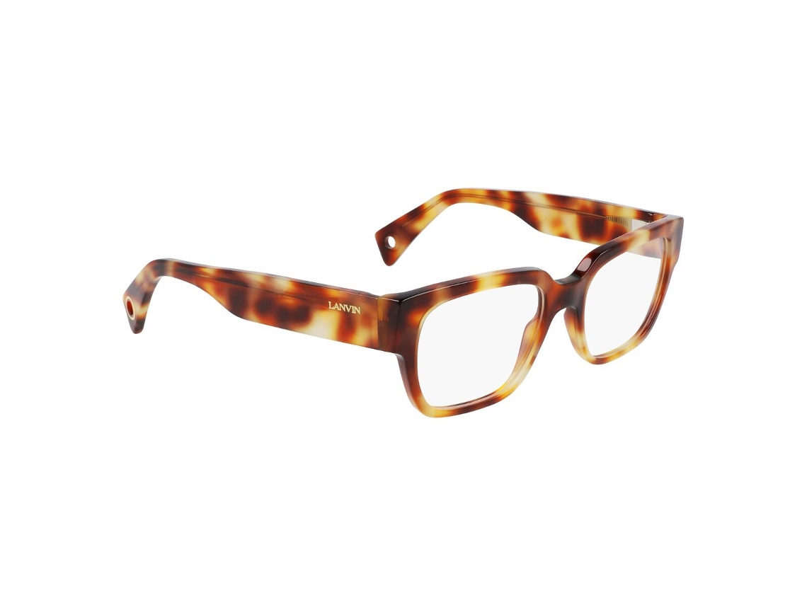 Armação de óculos de grau feminina Lanvin Lnv2601-217 (marrom - acetato - Ø 52 mm)