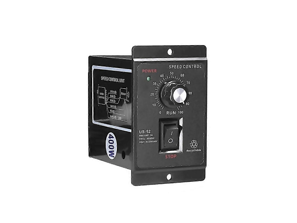 Controlador de velocidade de motor de 400 W, 220 V CA, regulador de velocidade de motor, controlador de motor Ward e de reversão