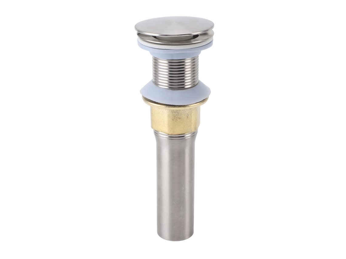Popup Sink Drain Aço Inoxidável À Prova De Vazamento Escovado Ni Acabamento Drain Stopper Para Banheiro Cozinha