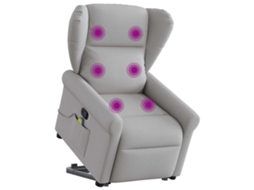 Stand Up Massage Recliner Chair, Stand Up Massage Recliner Chairs Vidaxl Cinzeto Tecido