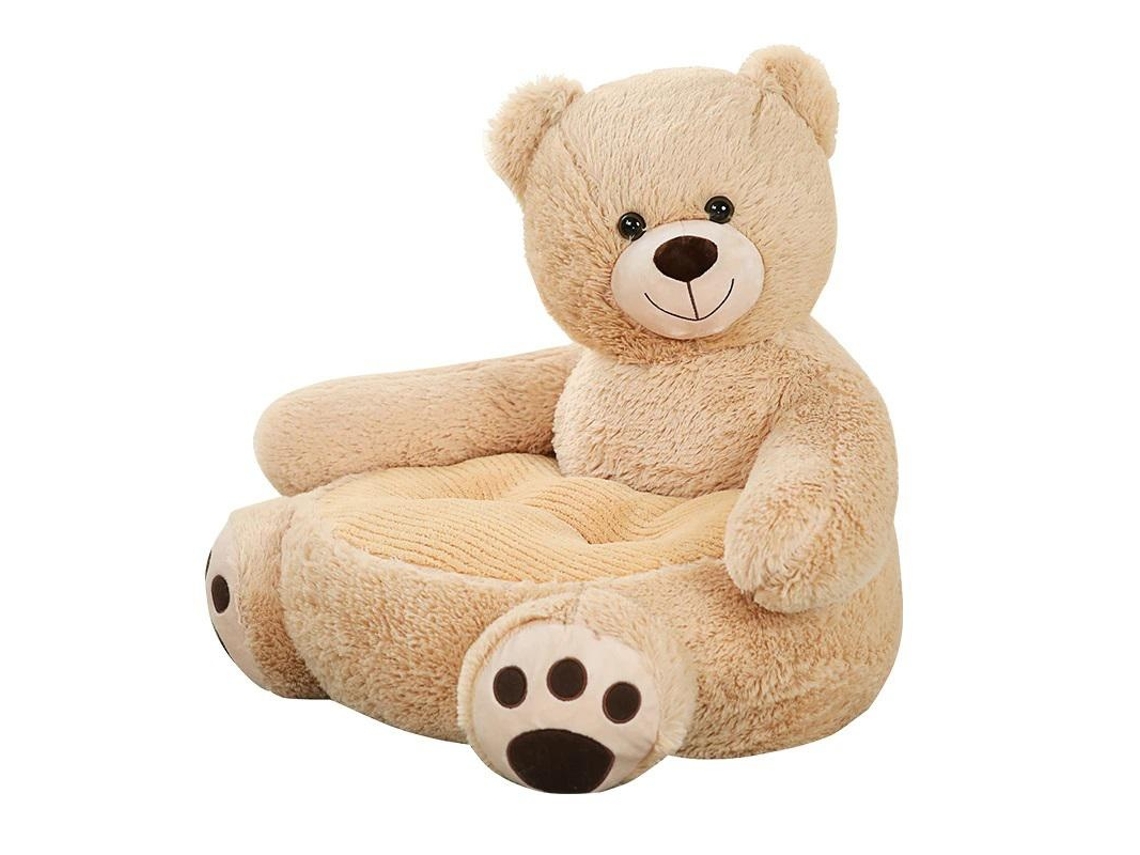 Sofá Infantil Urso Castanho Claro