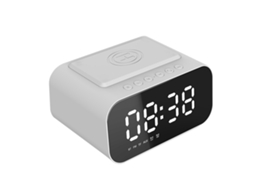 Caixa de Som Bluetooth LAXISCREED Relógio Alarme Fm