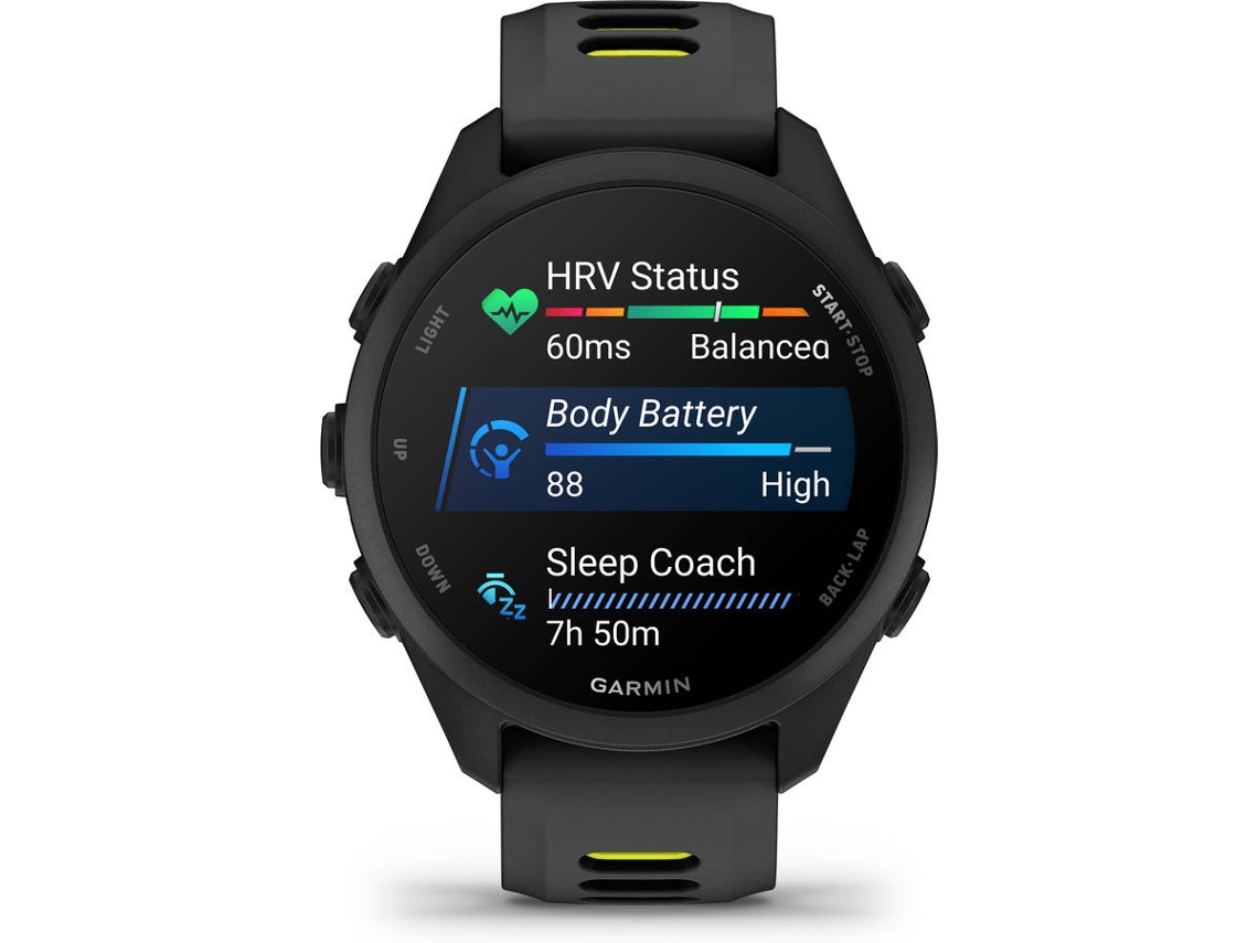 Smartwatch GARMIN Forerunner 170 (1.3'' -  Bluetooth -Autonomia: Até 10 dias - Preto)