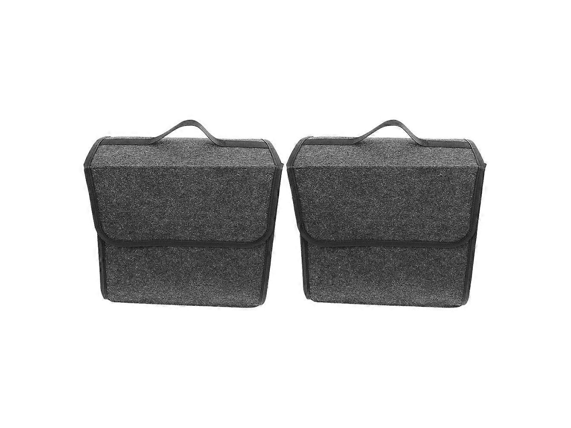 Caixa De Armazenamento Para Porta Malas De Carro, Dobrável, Fácil De Instalar, 30,00 X 28,00 X 17,00 Cm, Pacote Com 2 Olysi Shop