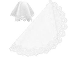 Capa De Tecido De Renda Branca, Proteção Resistente E Decoração Elegante Para Luminária.