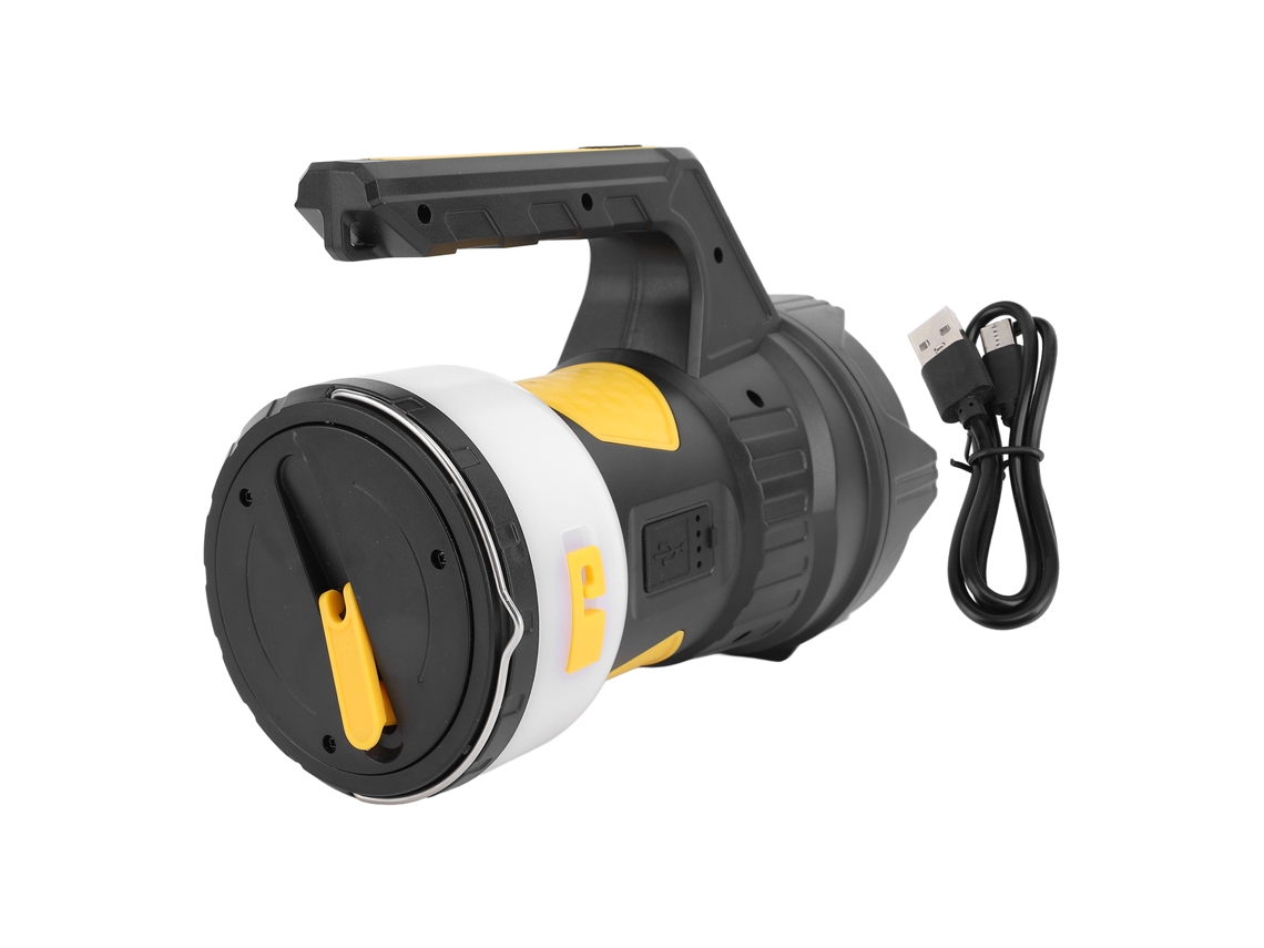 Lanterna de acampamento 2 em 1 com luz de fio, recarregável, 6 modos, portátil, pesca, hiking, camping S/MARCA